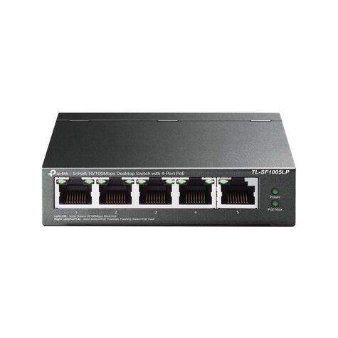 TP-Link TL-SF1005LP switch - 5-poorten (waarvan 4PoE+)