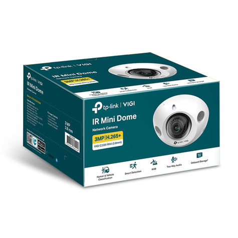 TP-Link VIGI C230I Mini(2,8mm) IP-Beveiligingscamera - Dome - Dag&Nacht - Wit