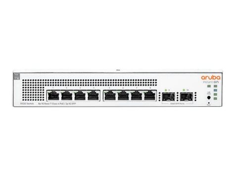 HPE Aruba HPE Aruba Instant On 1930 8G Class4 PoE 2SFP 124W Switch - 10 poorten - Beheerd - rack-uitvoering