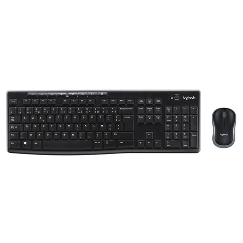 Logitech Logitech BE DT MK270 Zwart draadloos Retail