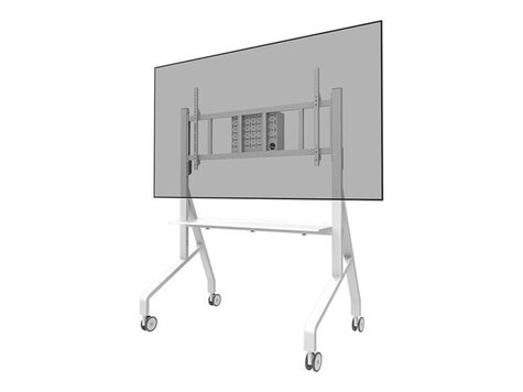 Neomounts FL50-575WH1 cart - sturdy - for display stand - floor stand - white