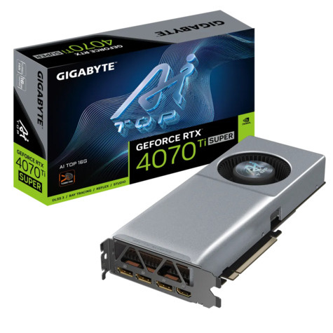 Gigabyte Gigabyte RTX4070 TI Super AI TOP  12GB GDDR6X HDMI 3xDP