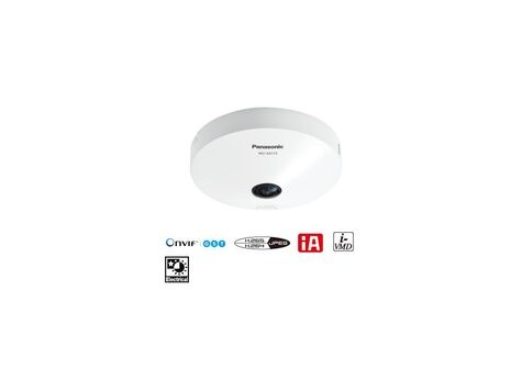 i-PRO 12MP 360-degree Fisheye camera indoor with AI Engine