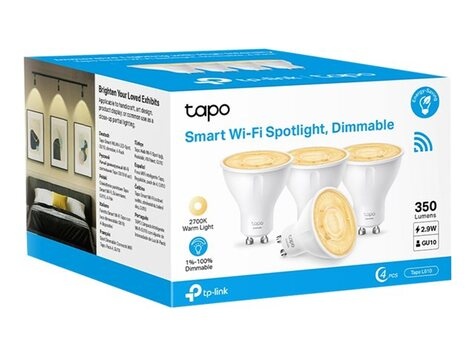 TP-Link Tapo L610 - ledlamp voor spot - GU10 - 2.9 W - warm wit licht