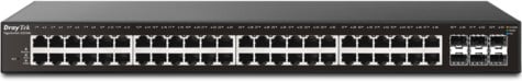 DrayTek DrayTek VigorSwitch G2540x 48 poorts Gigabit + 6 10G SFP+  poorten