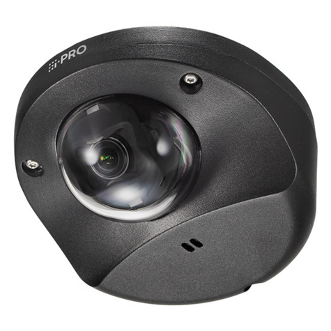i-PRO 2MP Compact Dome camera indoor IR LED (black) 2.4 mm lens