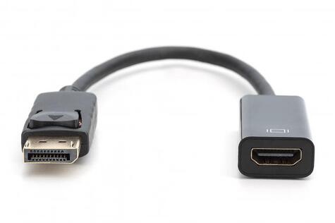 DIGITUS Video adapter - DisplayPort / HDMI - 15 cm