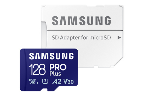 Samsung SDXC Card Micro 128GB UHS-I U3 PRO Plus