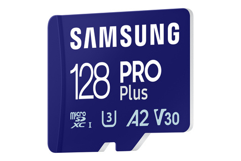 Samsung SDXC Card Micro 128GB UHS-I U3 PRO Plus