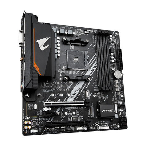 Gigabyte AORUS B550M ELITE AX - 1.3 - motherboard - micro ATX - Socket AM4 - AMD B550