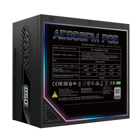 Gigabyte Voeding AE850PM PG5 850Watt