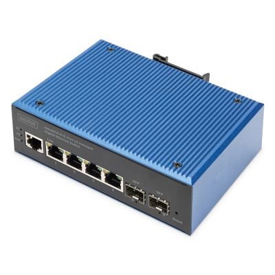DIGITUS Switch 4+2 -Port L2 managed Gigabit Ethernet