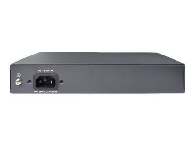 DIGITUS 8-poorts Fast Ethernet PoE netwerkswitch, desktop, onbeheerd, 2 uplinkpoorten RJ45,120 W, af/at