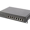 DIGITUS 8-poorts Gigabit switch, 10 inch, managed - rack-mountable