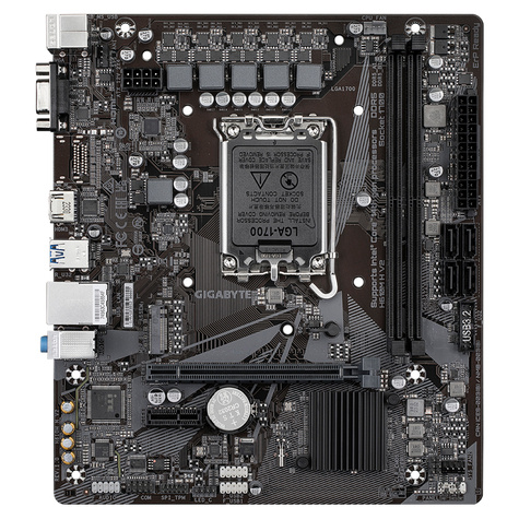 Gigabyte H610M H V2 - 1.0 - motherboard - micro ATX - LGA1700 Socket - H610