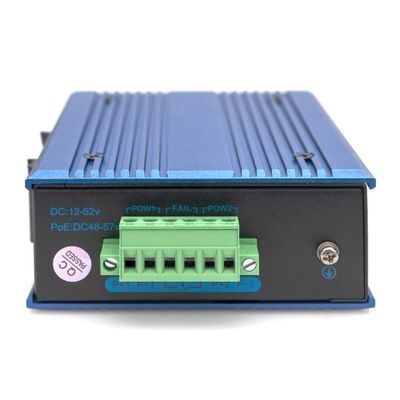 DIGITUS Industrial Ethernet Switch - 5 Ports - 4x Base-Tx (10/100/1000) - 1x Base-Fx (1000) SFP - PoE