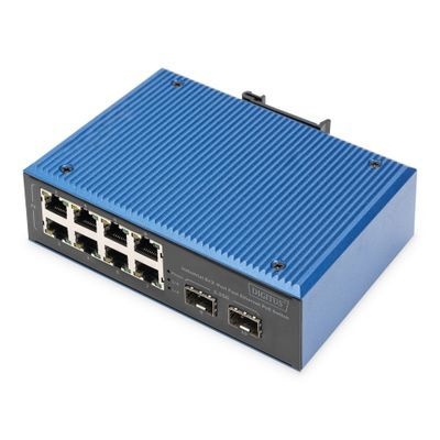 DIGITUS DIGITUS Switch Digitus Fast Ethernet PoE Industrial 8+2