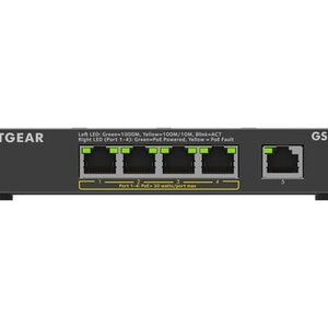 Netgear Netgear 5PT GE UNMANAGED SWCH W/POE+ (GS305P)