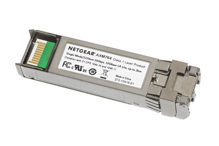 Netgear Netgear ProSafe AXM764 - SFP+ transceivermodule - 10GbE - 10GBase-LRL - LC enkele modus - maximaal 2 km - 1310 nm - voor NETGEAR M4300-28G-PoE+