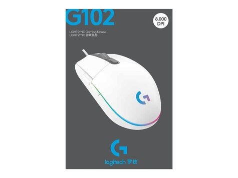 Logitech Mouse Logitech G102 Gaming White