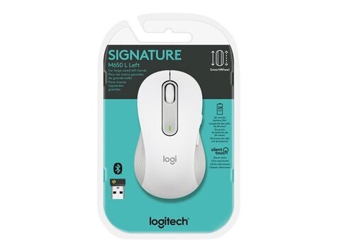 Logitech Signature M650 L Wireless Mouse - OFF-WHITE - EMEA