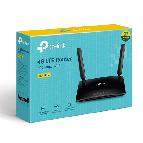TP-Link TP-Link TL-MR150 Wireless Router WWAN 4-Port-Switch Wi-Fi 2,4GHz