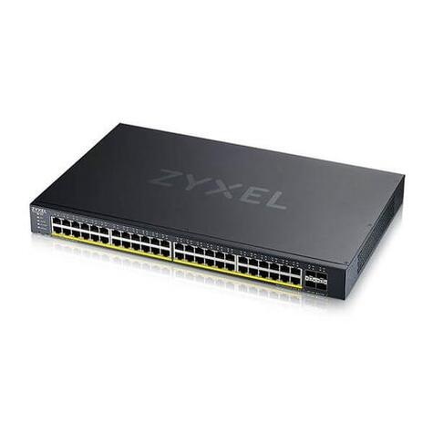 ZyXel XGS1935-52HP 52-Port Smart Managed PoE+ Switch, 48xGbe