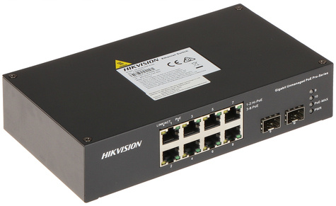 Hikvision HIKVISION DS-3T0510HP-E/HS Industrie-Switch PoE