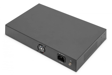 DIGITUS DN-95356 - switch - 19", IEEE 802.3 af/at - 24 ports - unmanaged - rack-mountable