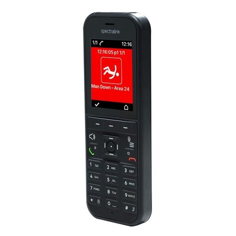 Spectralink S37 DECT Handset, with Li-ion battery installed