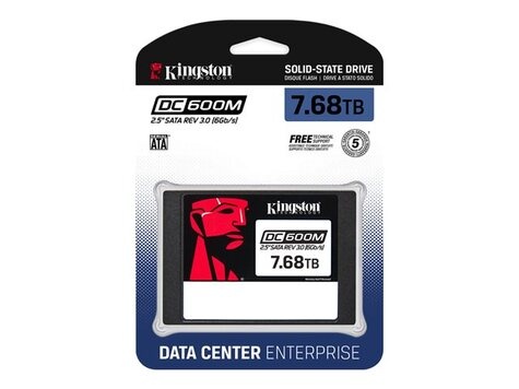 Kingston 7680GB DC600M 2.5 inch Enterprise SATA SSD