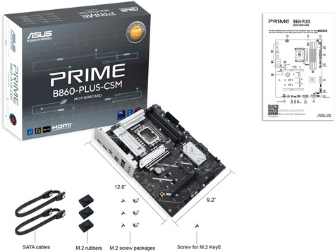 Asus PRIME B860-PLUS-CSM            (Intel,1851,DDR5,ATX)