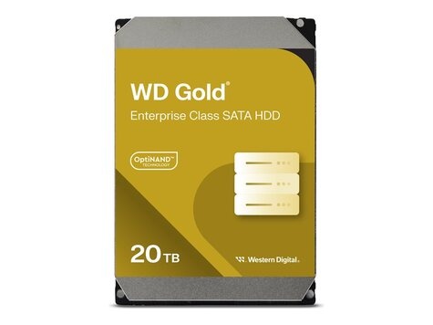 Western Digital WD Gold SATA HDD Pro- 20 TB WD Red Pro    8.9cm (3.5") 20TB SATA3 7200  512MB WD202KRYZ