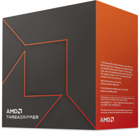 AMD SP6 Ryzen Threadripper 7960X BOX WOF 5,3GHz Boost 24xCore 152MB 350W
