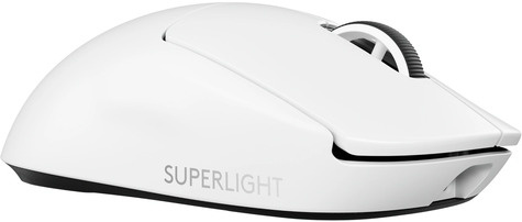 Logitech G PRO X SUPERLIGHT 2 - Muis - optisch - 5 knoppen - draadloos - 2.4 GHz - USB Logitech LIGHTSPEED-ontvanger - wit