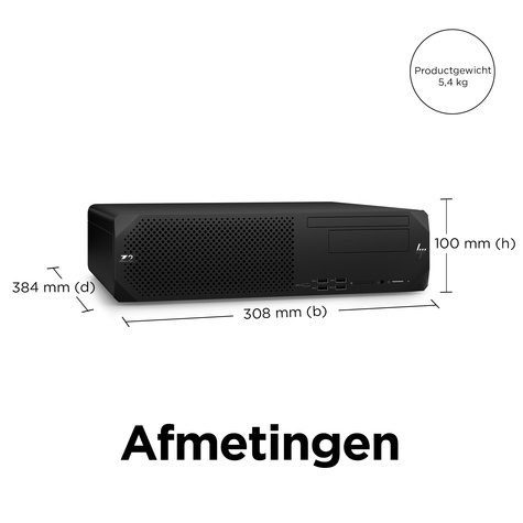HP Z2 SFF Base Unit 996P3ET#ABH QWERTY