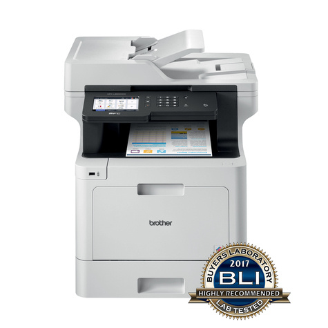 Brother Kleur A4 AIO laserprinter. 31ppm. (z/w/kleur). 512mb. 250 vel papierlade uitbreidbaar. 12.6cm touch screen. LAN/WLAN. FAX