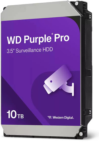 Western Digital Western Digital Purple Pro 8.9cm (3.5") 10TB SATA3 7200   64MB WD102PURP