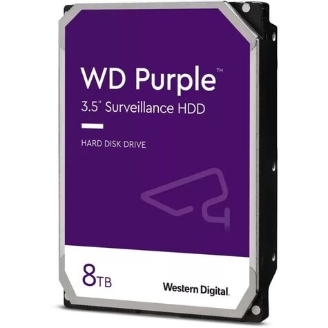 Western Digital WD85PURZ - vaste schijf - 8 TB - purple