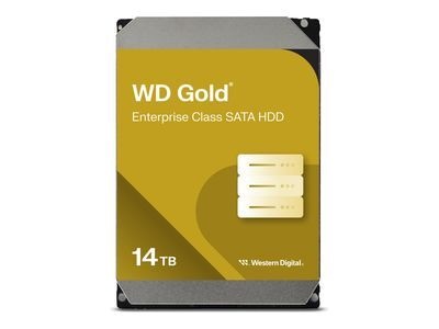 Western Digital Western Digital WD Gold       8.9cm (3.5") 14TB SATA3 7200  512MB WD142KRY
