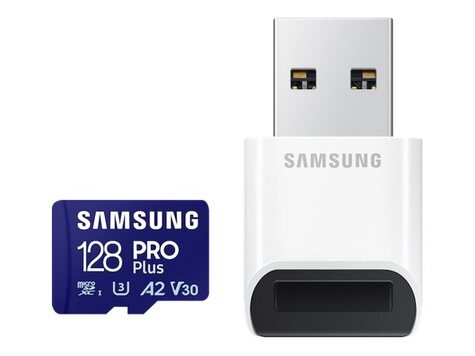 Samsung Samsung SD MicroSD Card 128GB Samsung SDXC PRO Plus (2023) Reader retail