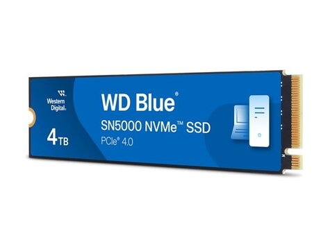 Western Digital M.2 4TB WD Blue SN5000 NVMe PCIe 4.0 x 4