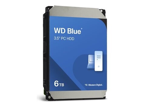 Western Digital 6,0TB Blue 256MB/5400rpm Retail