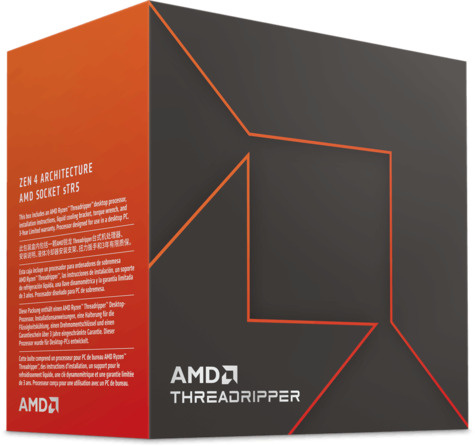 AMD SP6 Ryzen Threadripper 7960X BOX WOF 5,3GHz Boost 24xCore 152MB 350W