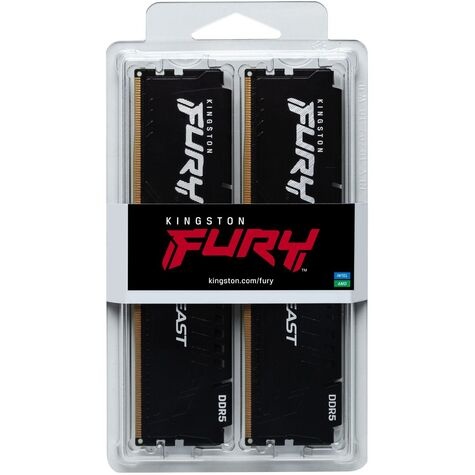 Kingston DDR5 128GB PC 5600 CL40 Kingston KIT (4x32GB) FURY Beast Bl retail