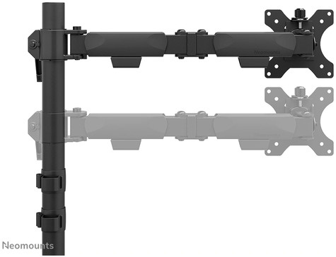 Neomounts DS60-600BL1 Monitorarm 10-32" - Quick-fix - 180°-stop