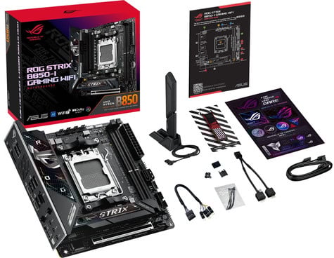Asus ROG STRIX B850-I GAMING WIFI   (AMD,AM5,DDR5,mITX)