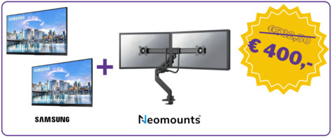 DectDirect PACKAGE DEAL DectDirect PACKAGE DEAL PACKAGE DEAL 1 – De ideale oplossing voor iedere werkplek – Dual screen optie