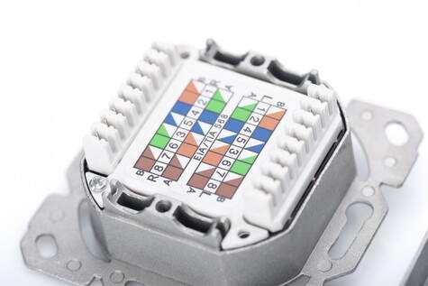 DIGITUS CAT.6 Modulaire aansluitdoos AP afgeschermd 2x RJ45