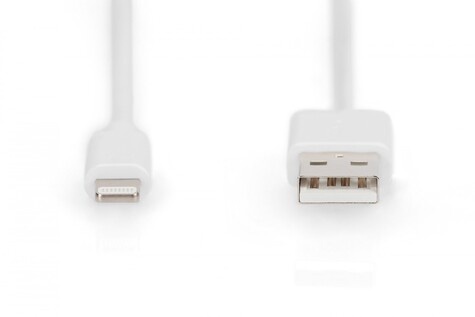 DIGITUS Lightning op USB-A data-/laadkabel, MFI-gecertificeerd